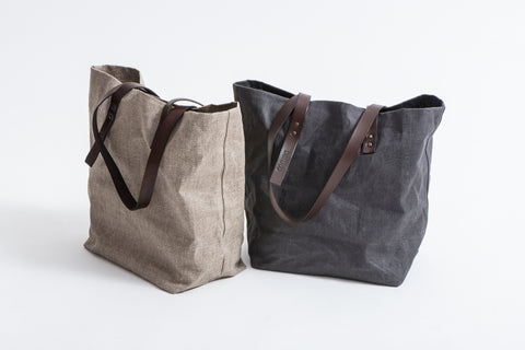 Borsa in Lino Impermeabile - Naturale