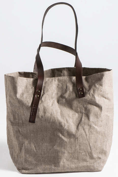 Borsa in Lino Impermeabile - Naturale