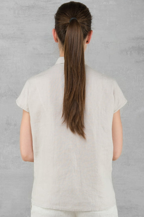 Camicia in Lino - Corda (naturale)