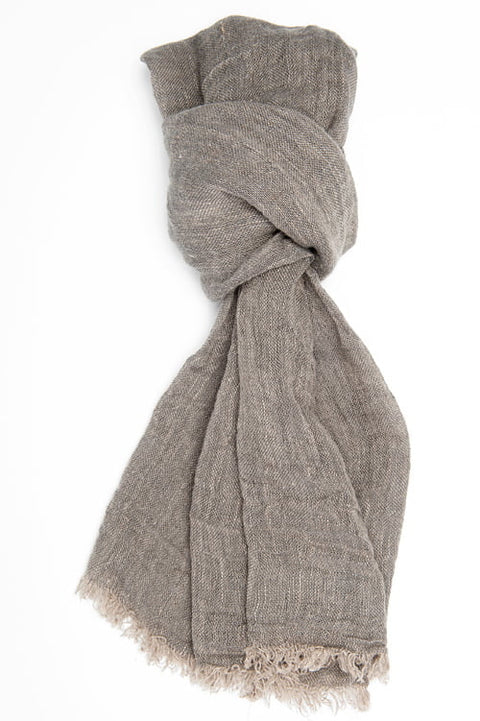 Sciarpa in Lino 100% - Cangiante naturale