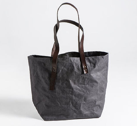 Borsa in Lino Resina Vegetale (impermeabile) - Blue