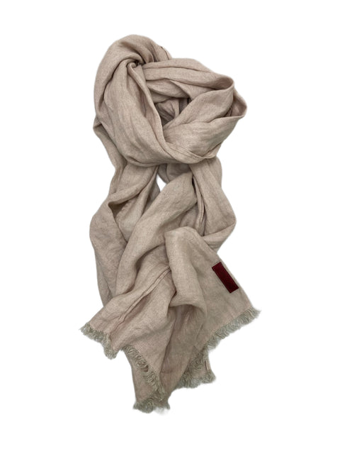 sciarpa di Lino 100% - Rosa Antico