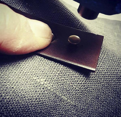 Borsa in Lino Resina Vegetale (impermeabile) - Naturale