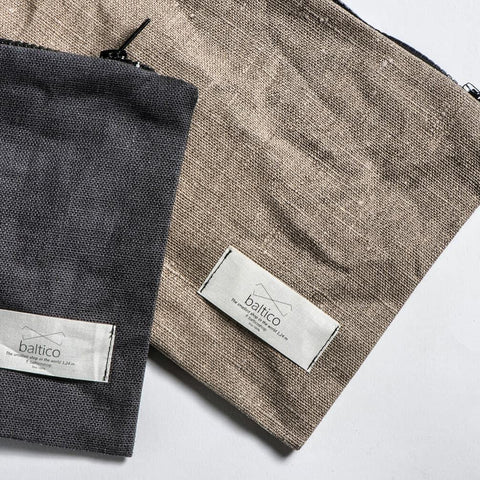 Porta oggetti in Lino WaterProof CORDA 17X27