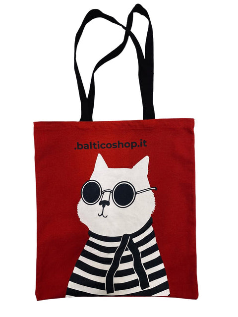 Borsa Gatto - Rosso