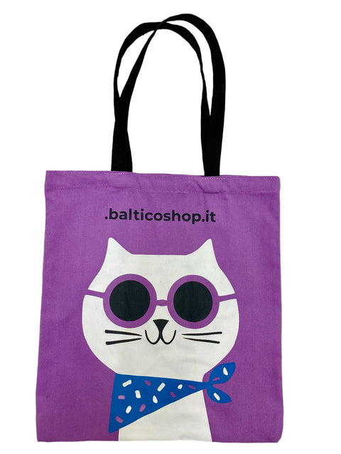 Borsa Gatto - viola