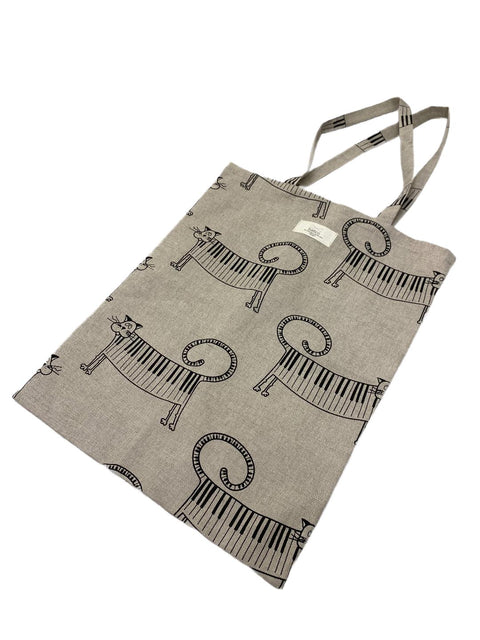 Borsa in Lino - BlackCatPianoforte