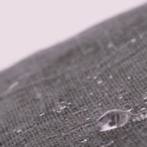 Tessuto - Lino & WATERPROOF RESINA Naturale - Ambra