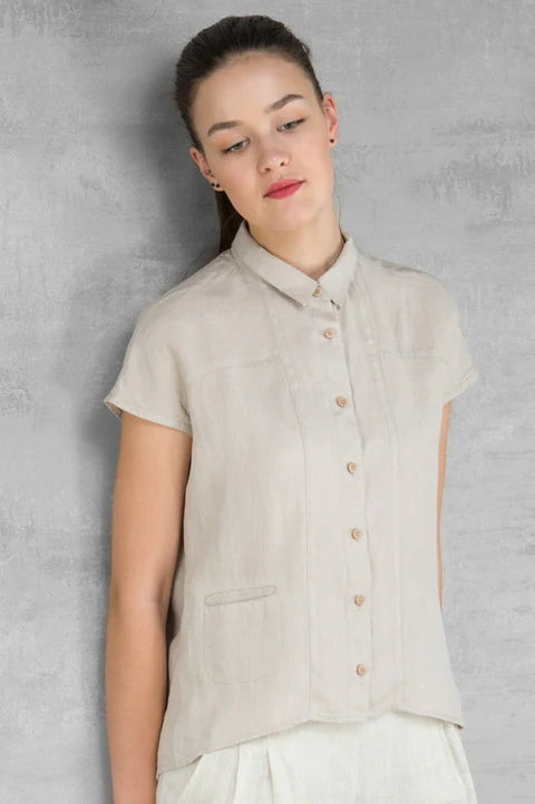 Camicetta in lino 100% - corda