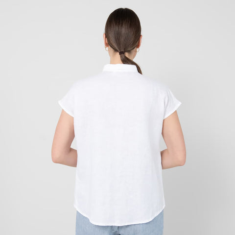 100% linen blouse