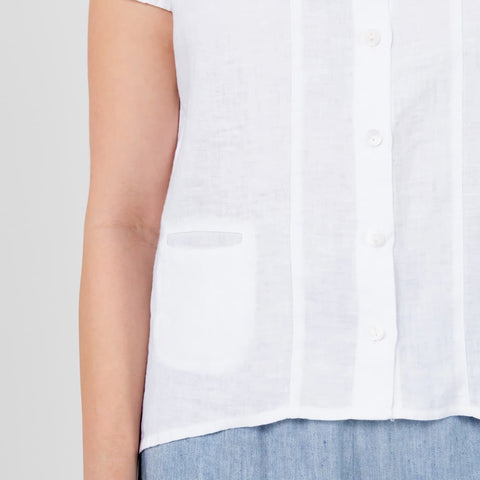 Camicia in Lino - White