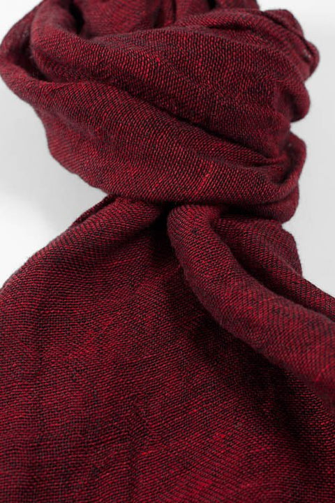 100% Linen Scarf - Natural Iridescent