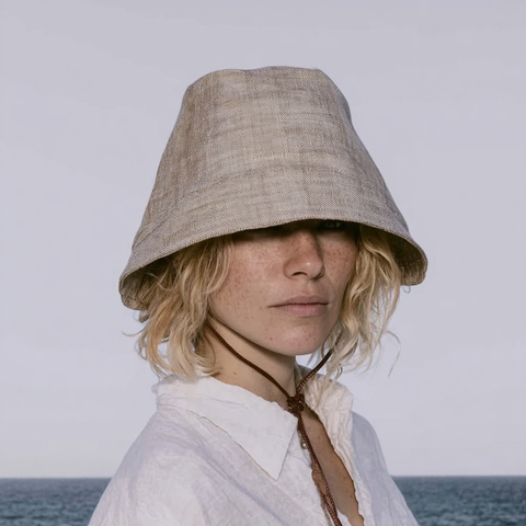 Cappello in Lino Impermeabile