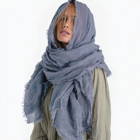 Sciarpa in Lino 100% - Lilla