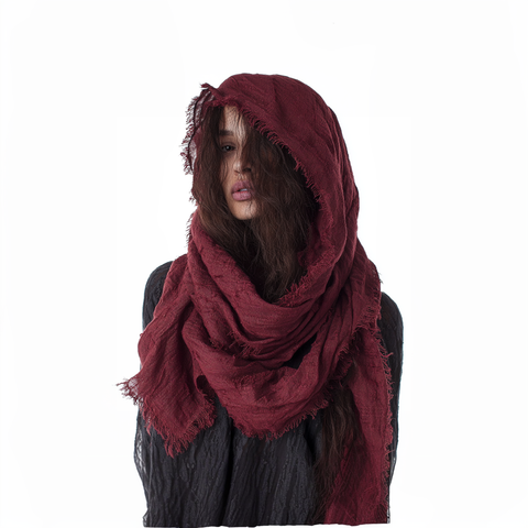 100% Linen Scarf - Natural Iridescent