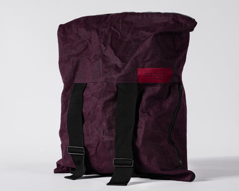 Zaino in Lino Impermeabile - BORDO