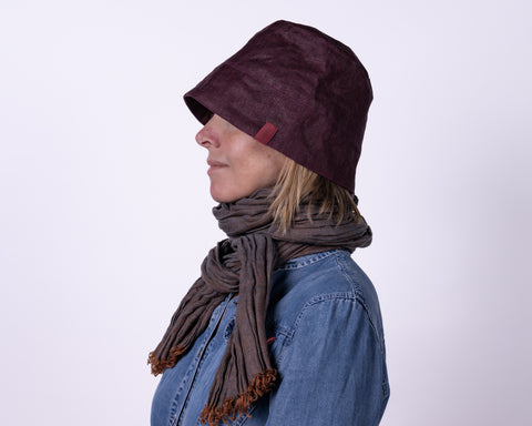 Cappello in Lino Impermeabile - Bordo