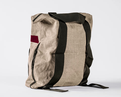 Zaino in Lino Impermeabile - CORDA naturale