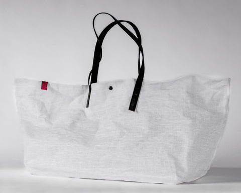 Borsa in Lino (impermeabile) - WHITE G