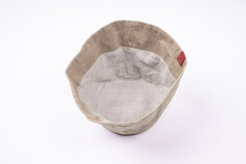 Cappello in Lino Impermeabile - Naturale