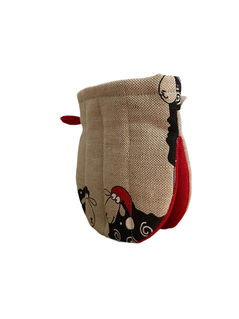 Guanto da cucina in Lino 100% - PecoreNatale