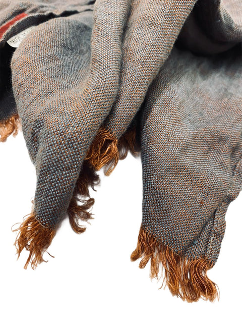 sciarpa di Lino 100% - Ruggine